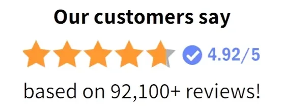 DermaPure customer rating display